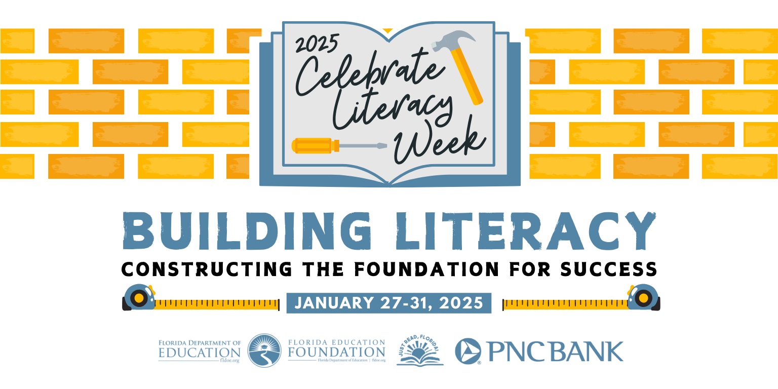 2025 Celebrate Literacy Week Logo 